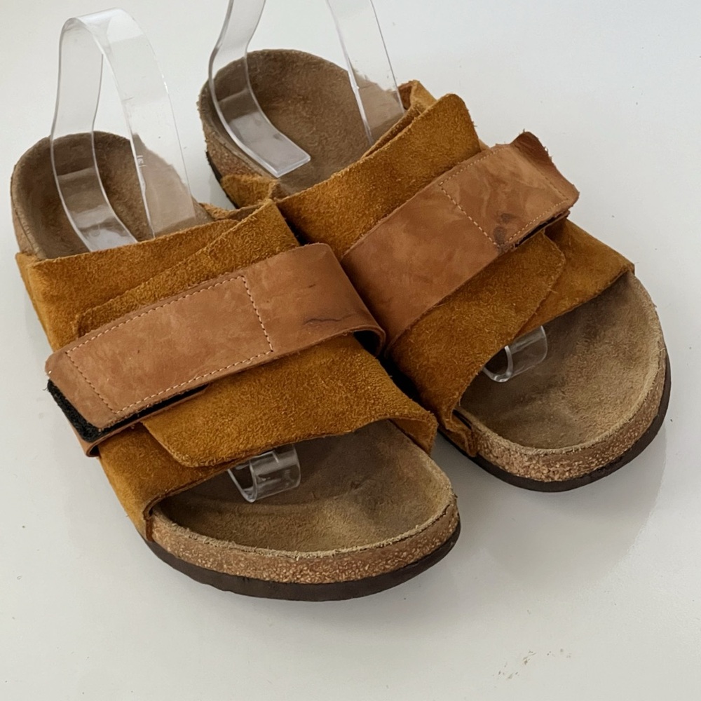 Birkenstock Kyoto Nubuck-Suede Leather Camel Brown Size EU 42 / US 9 Regular